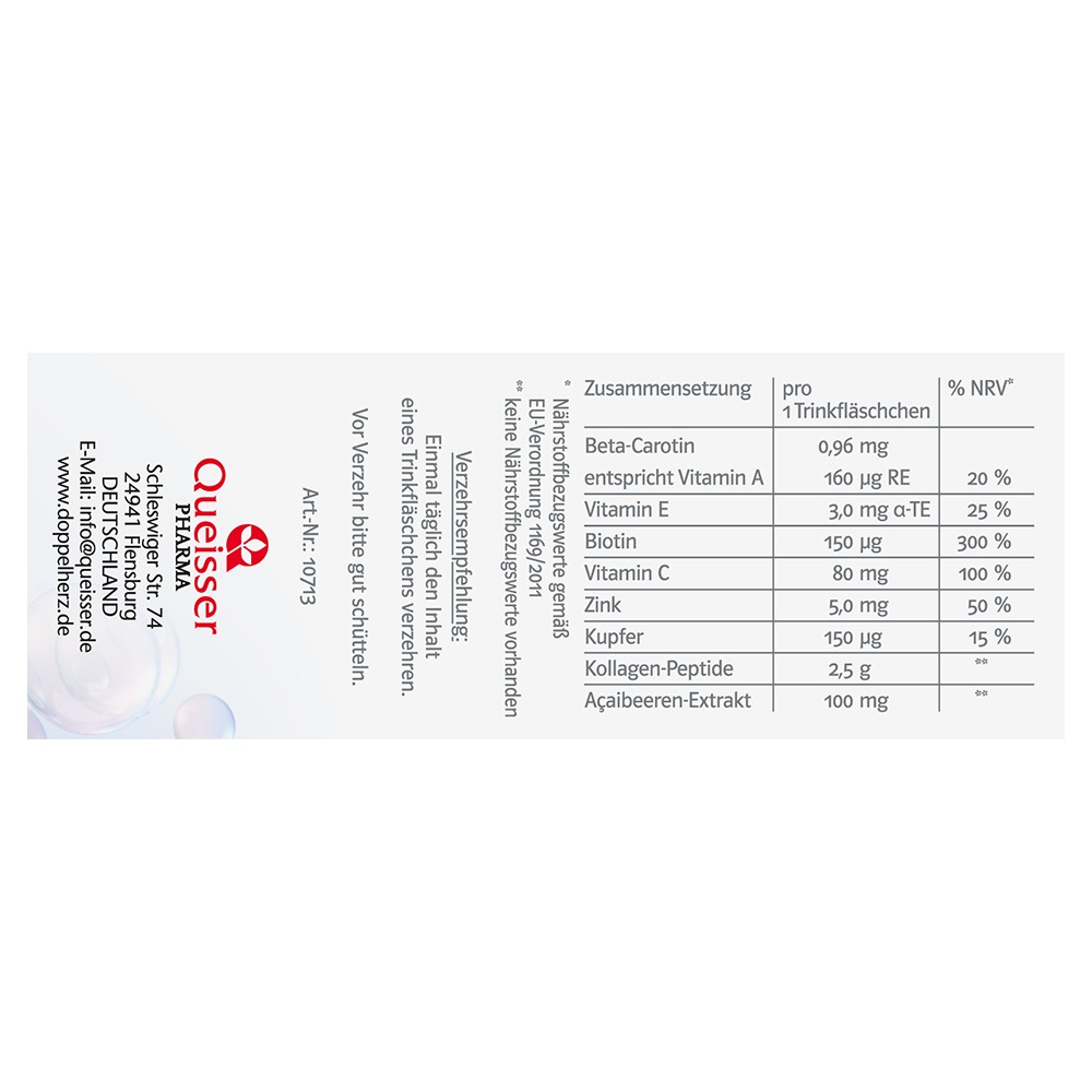 Kollagen Beauty system Trinkfläschchen