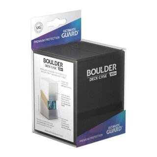 Ultimate Guard Boulder Deck Case 100+ Standard Size Onyx