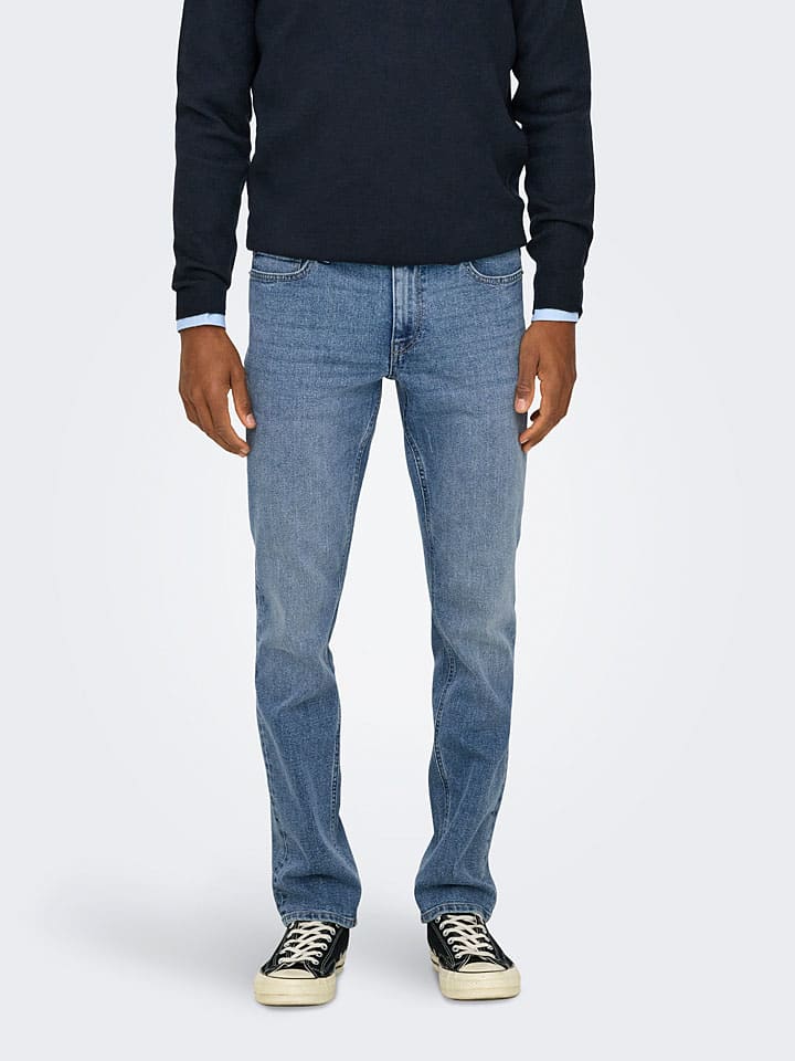 ONLY & SONS Jeans - Slim fit - in Blau günstig kaufen