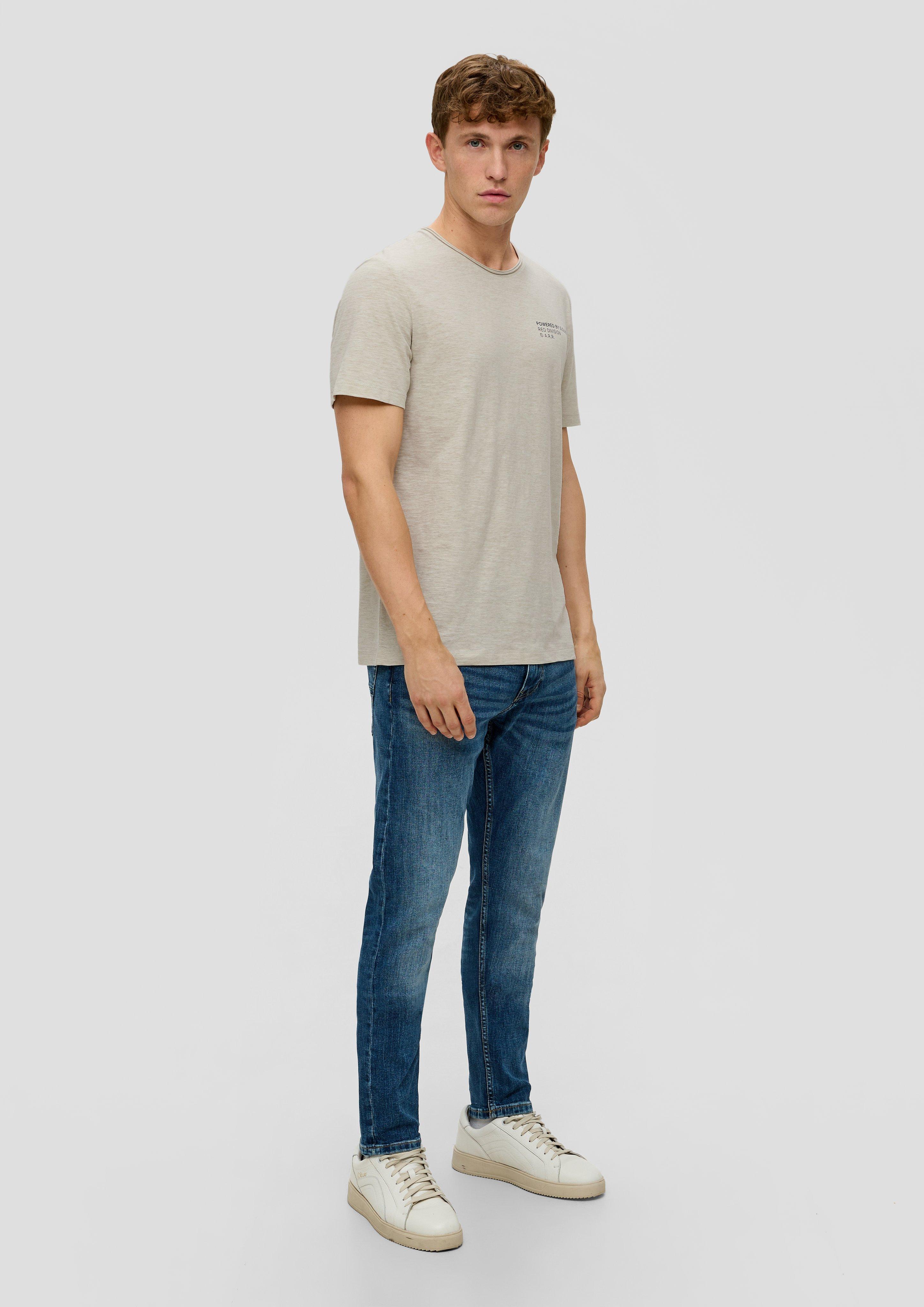 T-Shirt mit Flammgarnstruktur  2141468-01W1