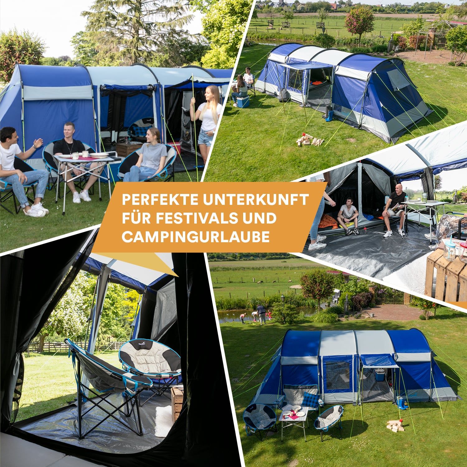Skandika Montana 8 Sleeper Protect Tunnelzelt