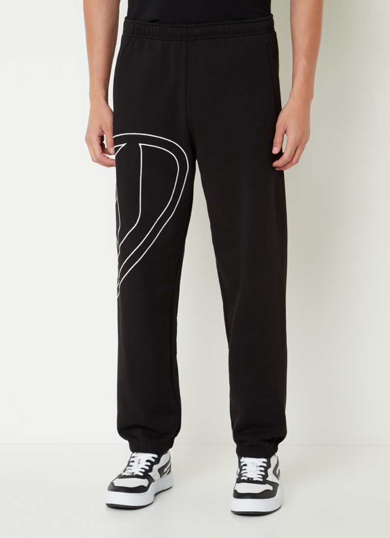 Pantaloni de trening Diesel Marky cu croială dreaptă și logo brodat