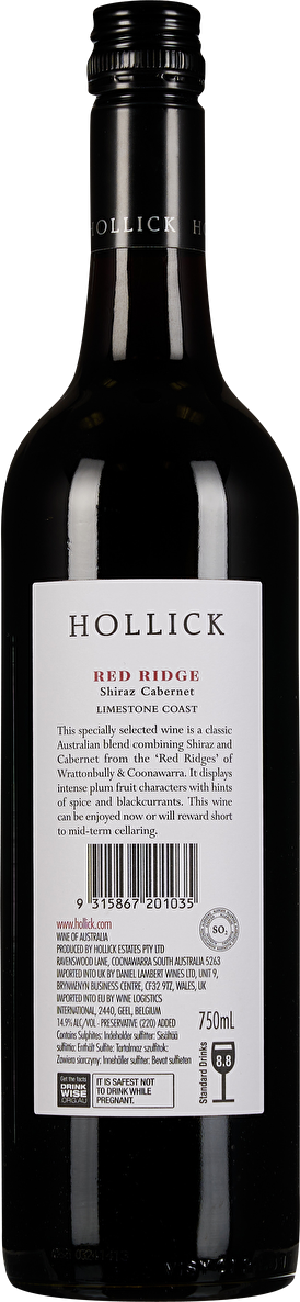 Hollick Estate Red Ridge Cabernet Shiraz 2021