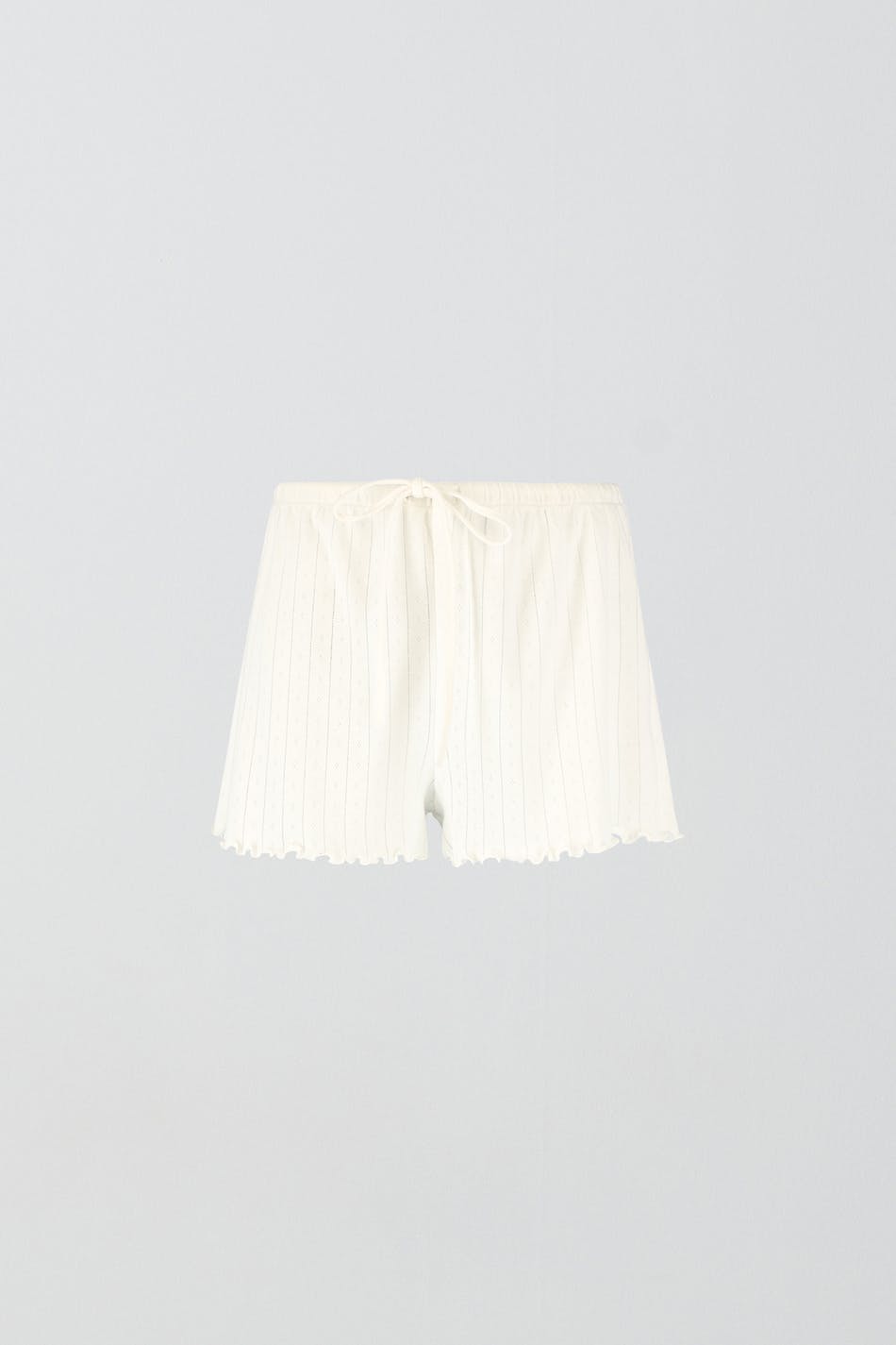 Pointelle pyjamas shorts