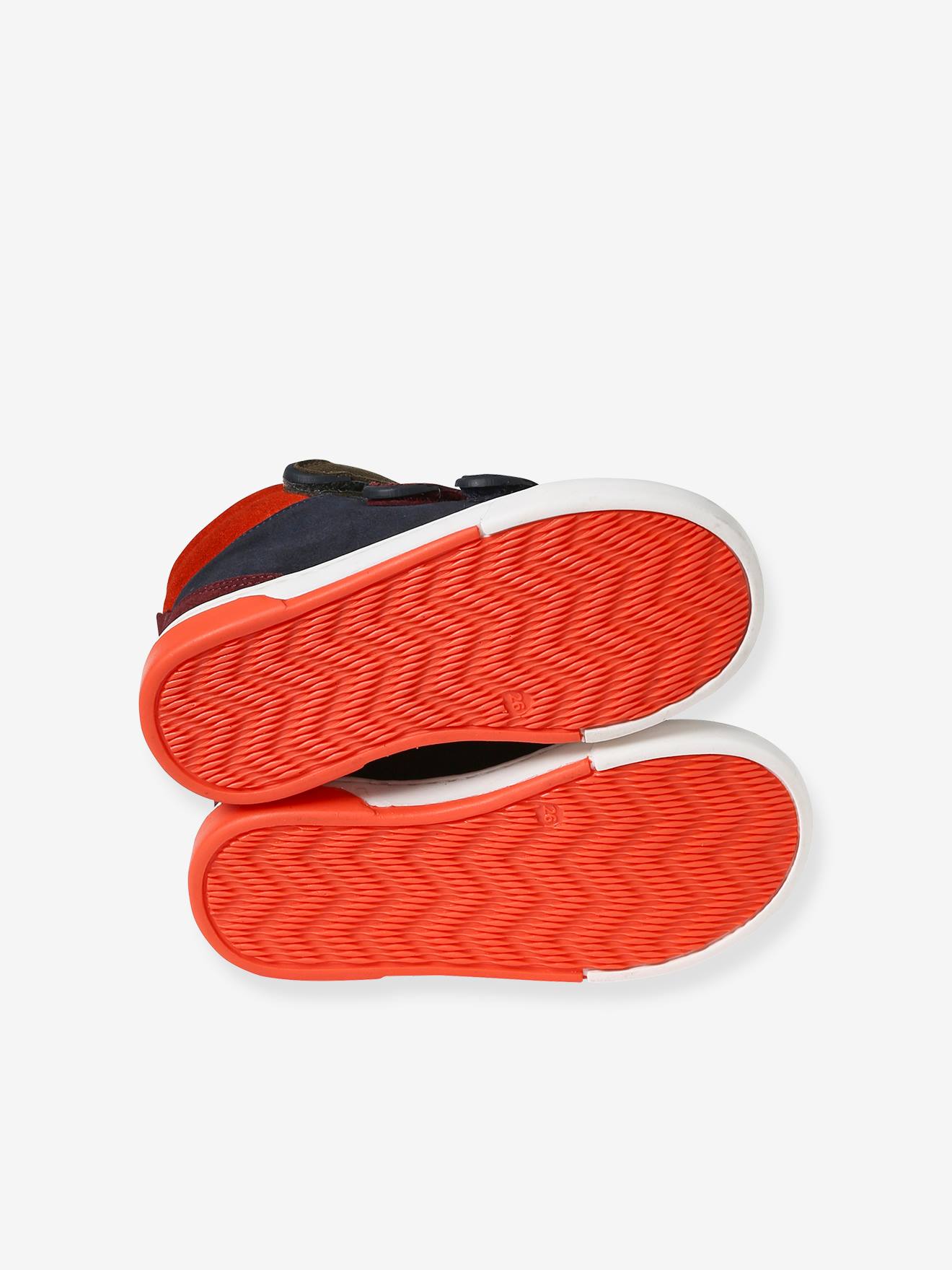 Vertbaudet Kinder High-Sneakers, Anziehtrick - marine