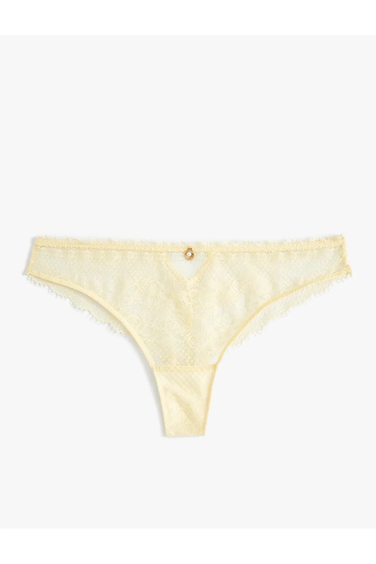 Koton  Brazilian-Slip mit Spitze und Accessoire-Detail