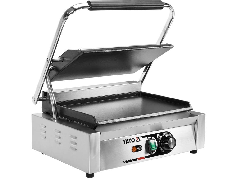 yato Elektro-Paninigrill Glatt 44cm 2,2KW