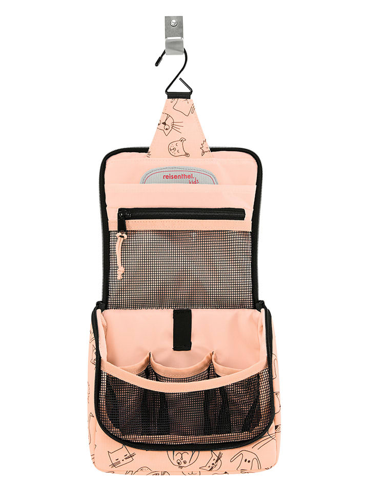 Reisenthel Kulturbeutel in Apricot/ Schwarz - (B)18,5 x (H)16 x (T)7 cm günstig kaufen onesize