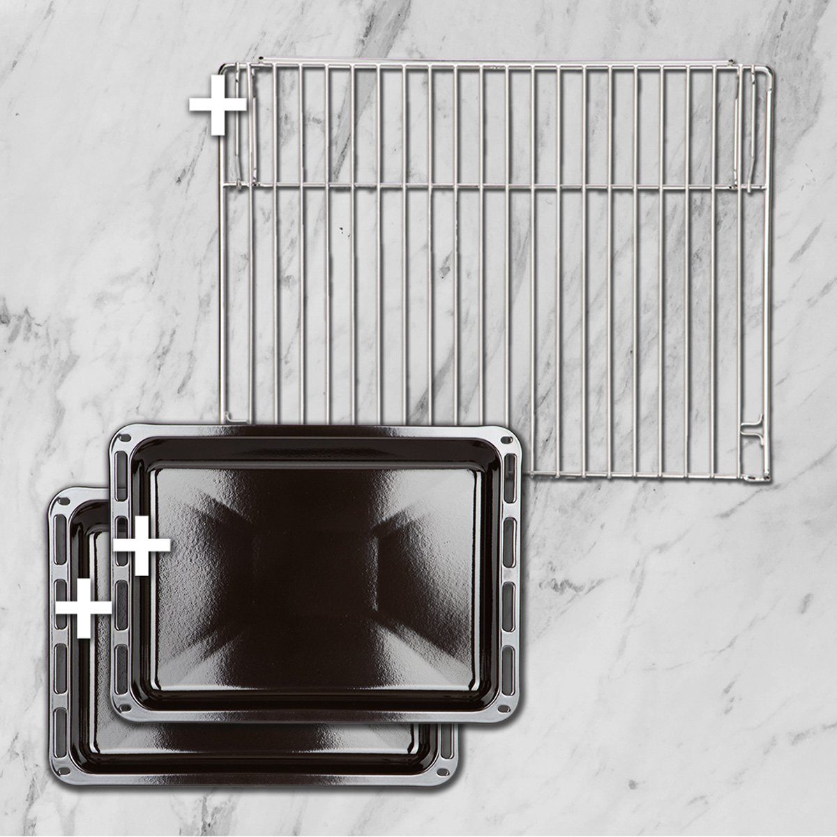 KKT KOLBE Backofen-Set KKT KOLBE Backofen und Kochfeld SET8010_77RL, mit 2-fach Teleskopauszug, 60cm Einbau-Backofen EB8010ED + 77cm Glaskeramik-Kochfeld KF7705RL
