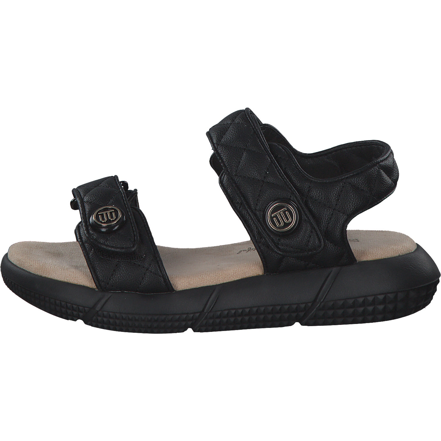 Bagatt Jersey A7886, Keilsandaletten, Damen, black