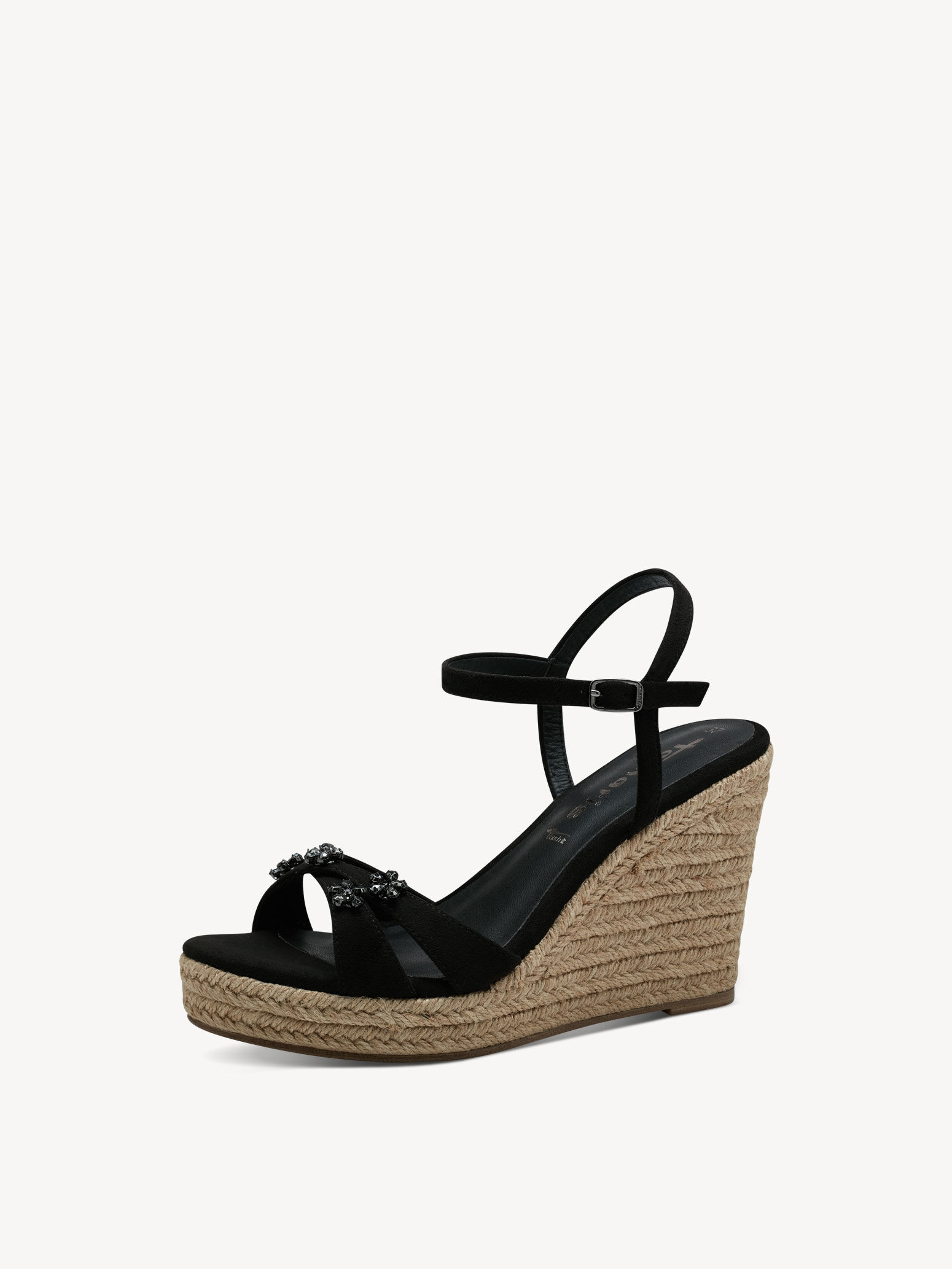 Sandale à talon - noir