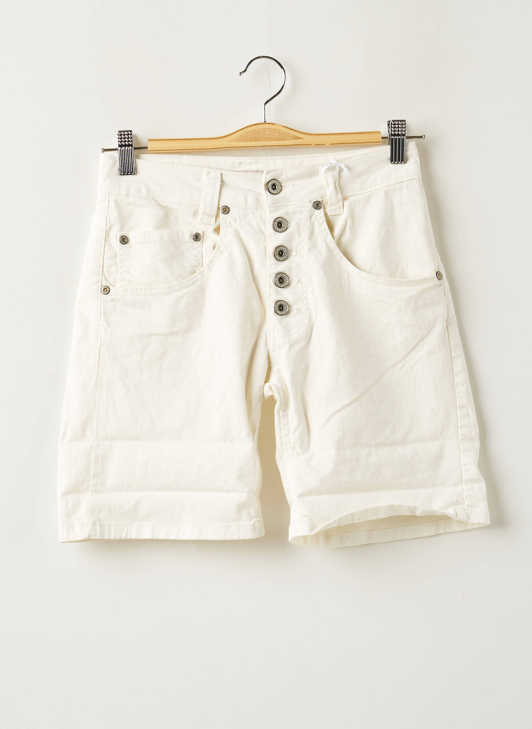 Please Shorts 1 Femme couleur blanc