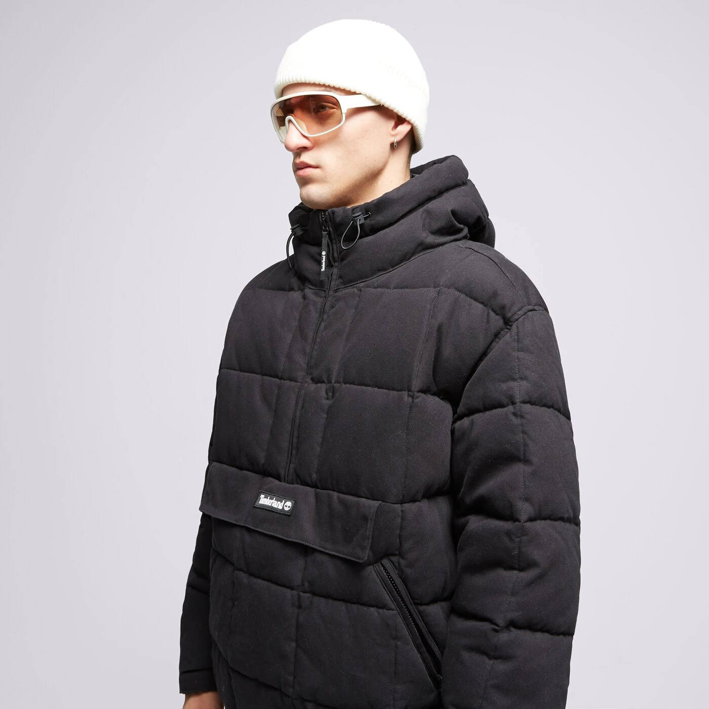 TIMBERLAND JACKE WINTER PU PUFFER ANORAK BLACK Schwarz