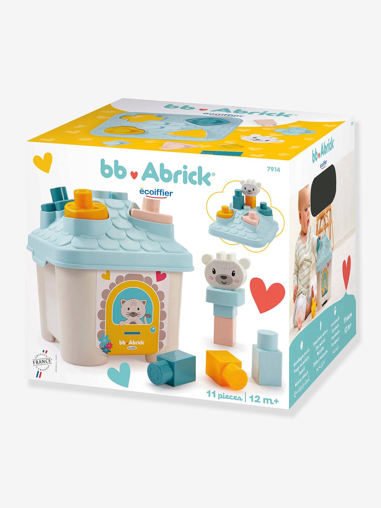 Ecoiffier Baby Haus-Sortierbox ECOIFFIER - himmelblau