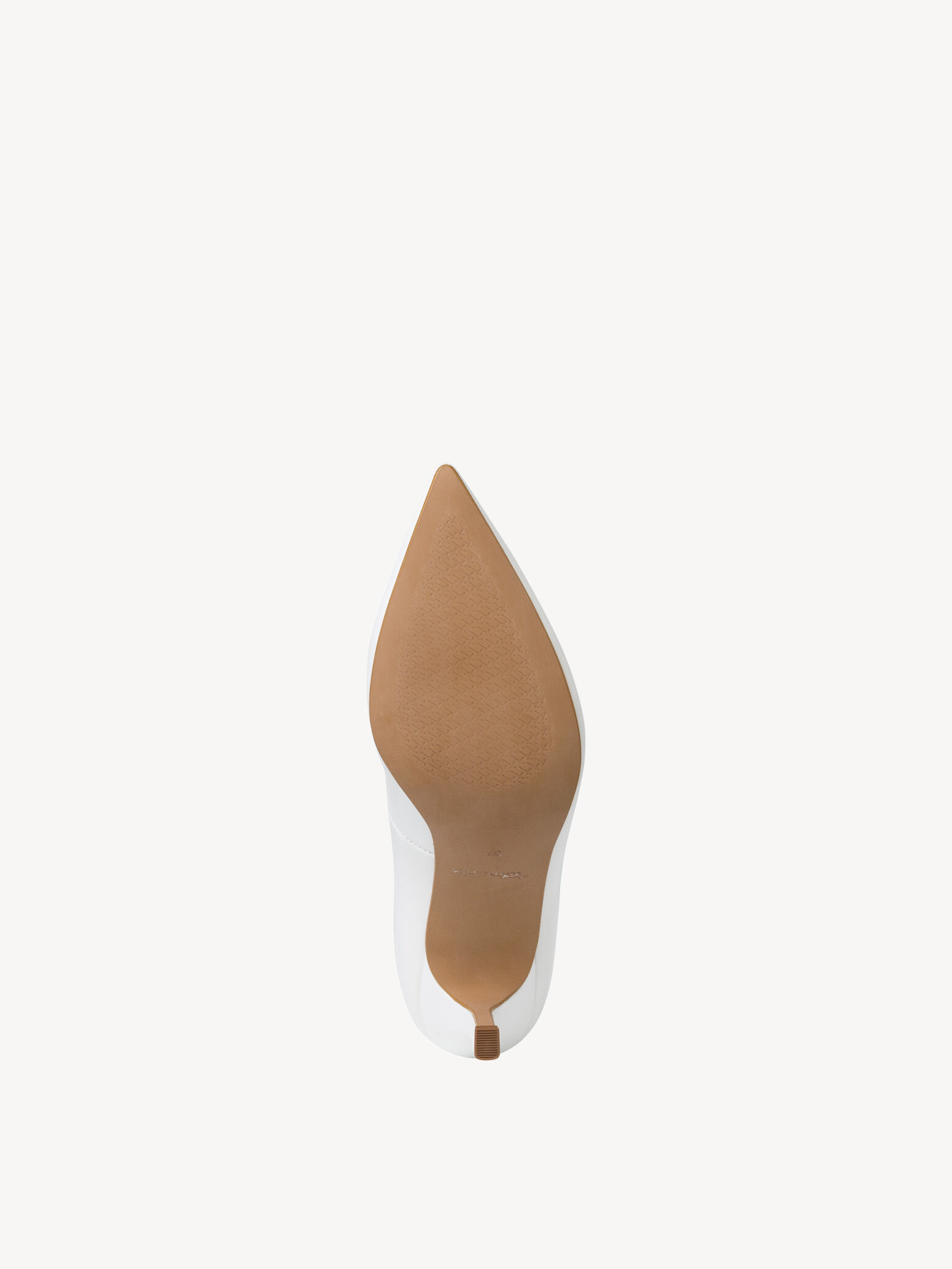 Escarpin en cuir - blanc