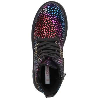 s.Oliver Emmy Schnür Boots in bunt