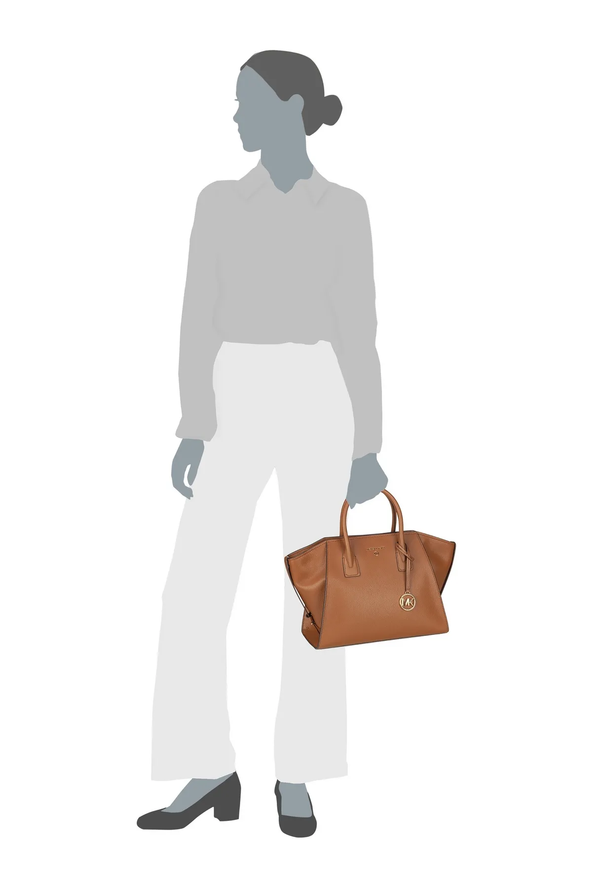Michael Kors  Handtasche Avril Large Topzip Satchel
