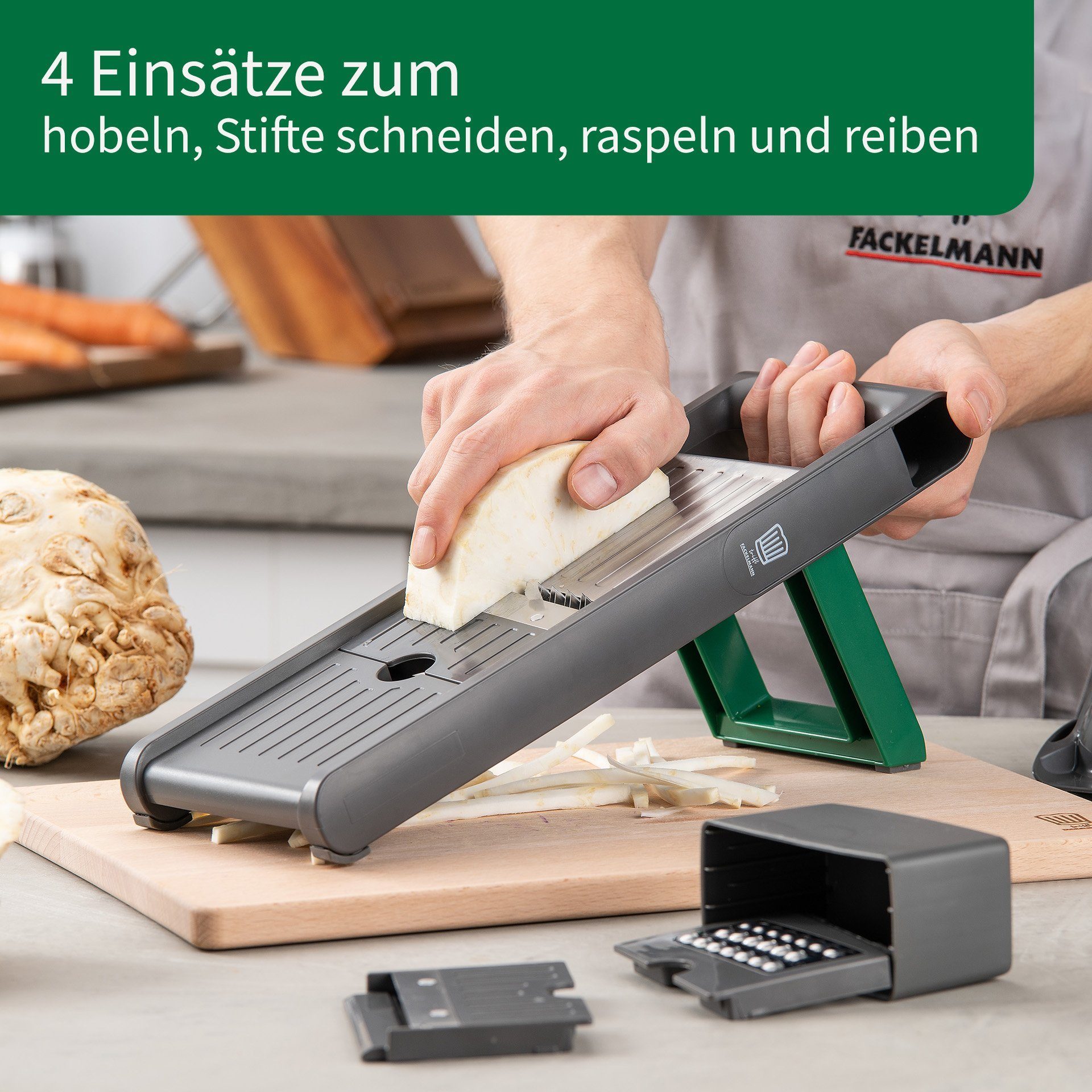 Chefkoch trifft Fackelmann Gemüsehobel Kitchenmachines