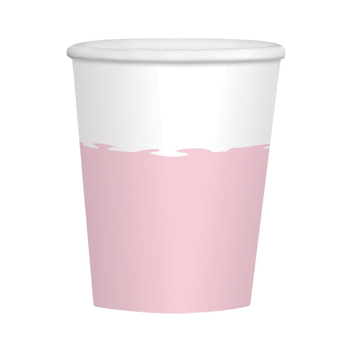 Partybecher Rose Gold Birthday, 250 ml, 8 Stück