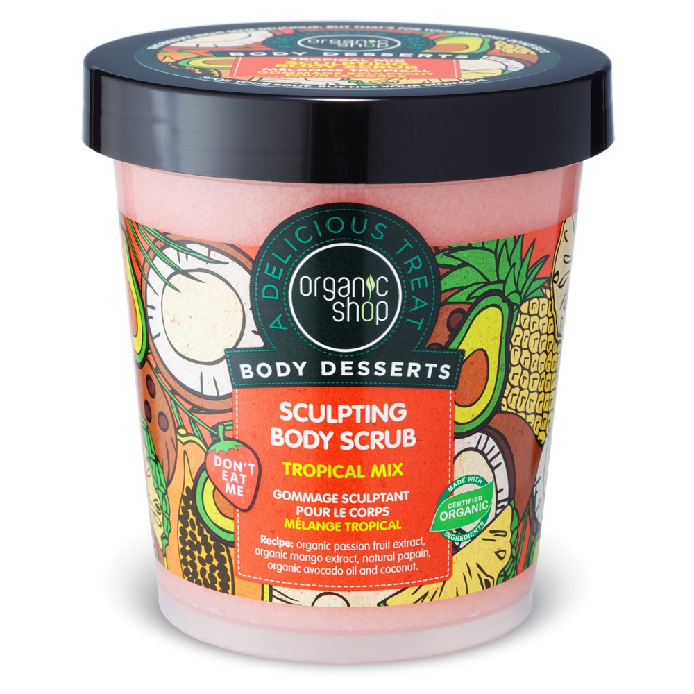 organic shop Body Desserts Gommage Sculptant Mélangedes Tropiques Gommage corps