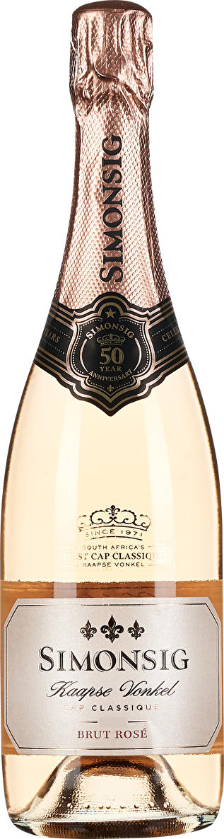 Simonsig MCC Brut Rosé Kaapse Vonkel Stellenbosch 2022