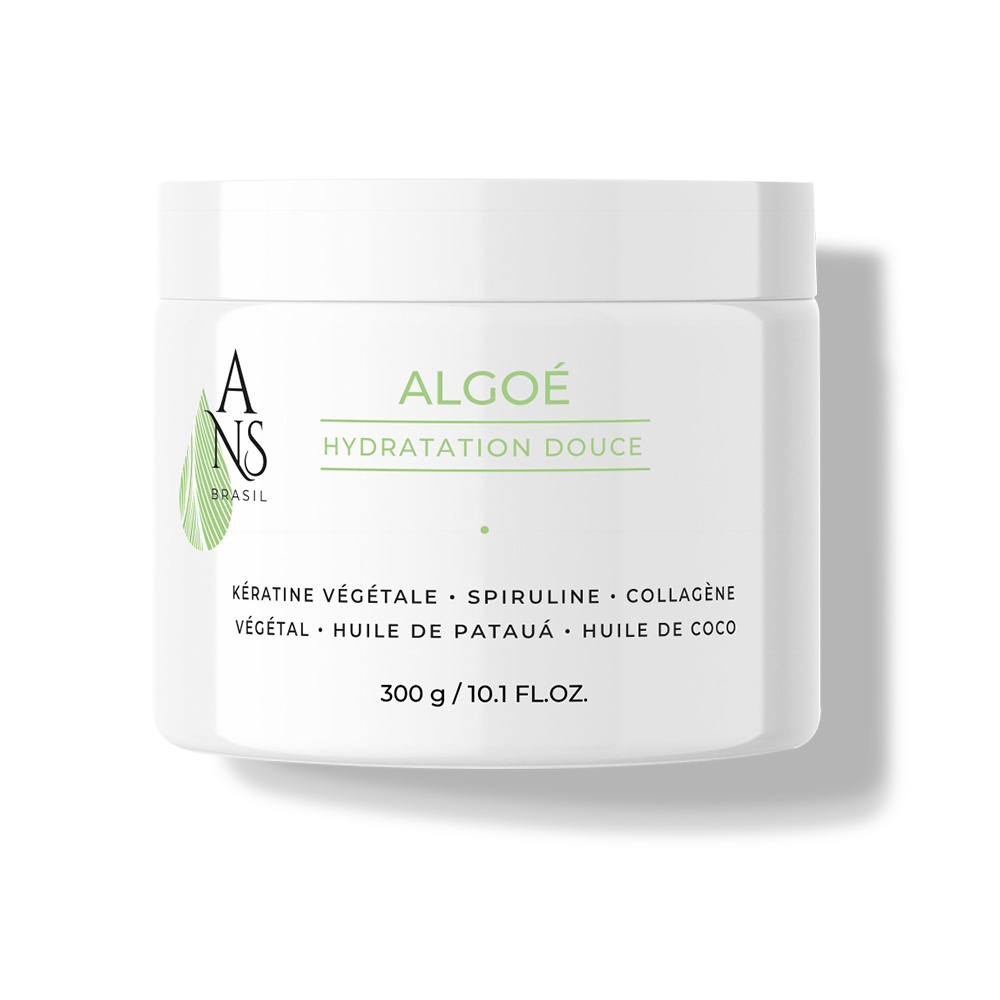 ans brasil Masque Algoe Masque hydratant à l'aloé vera pour cheveux normaux
