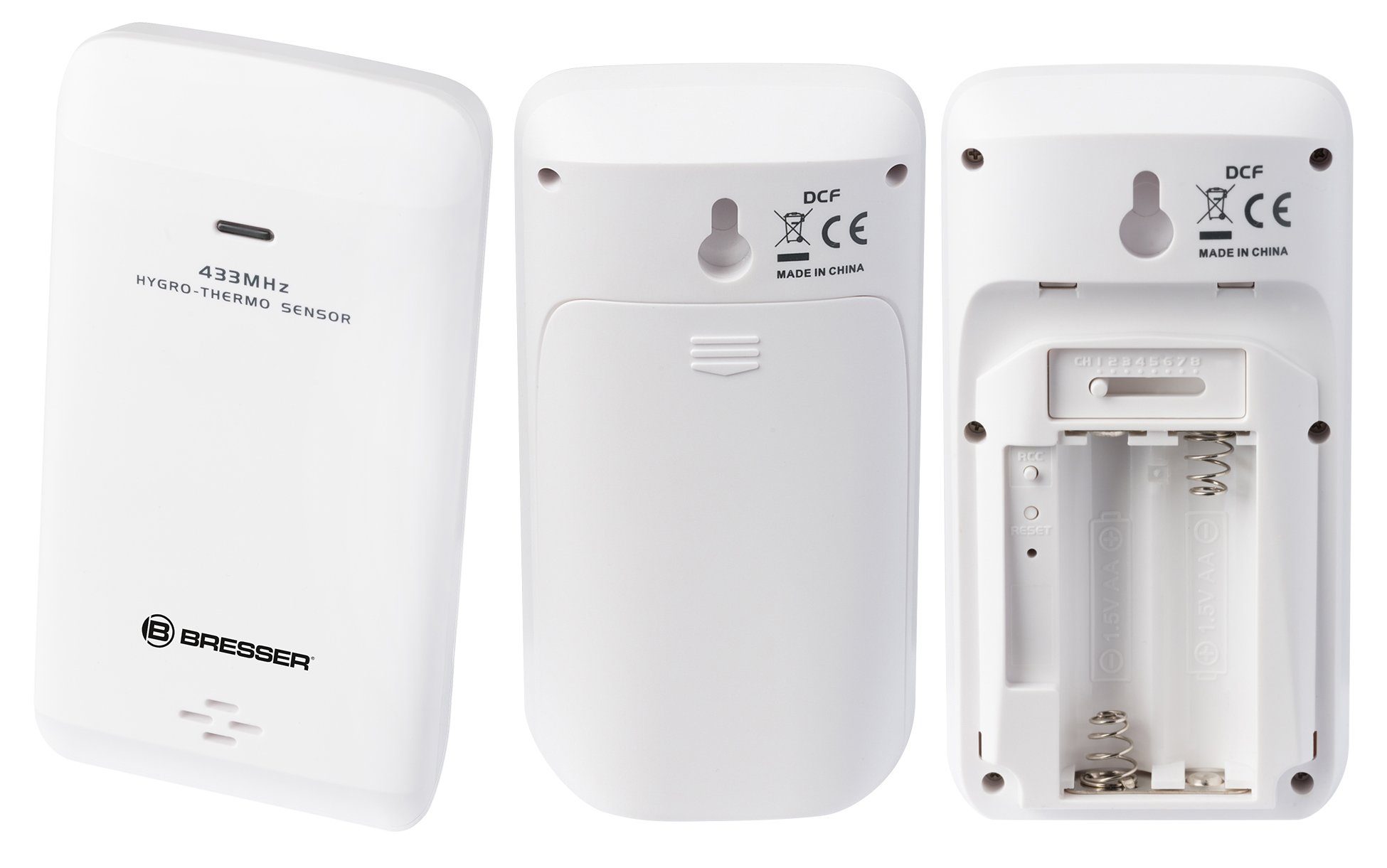 BRESSER BRESSER Farbwetterstation Temeo Life H Funkwetterstation