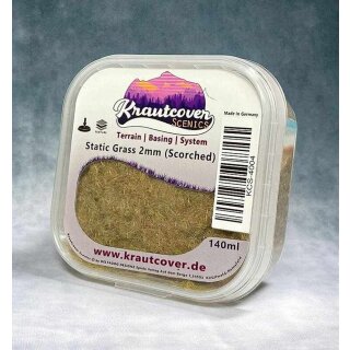 Krautcover Scenics - Static Grass Scorched 2mm (140ml)