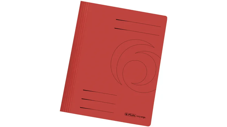 herlitz Pappschnellhefter A4 rot rot