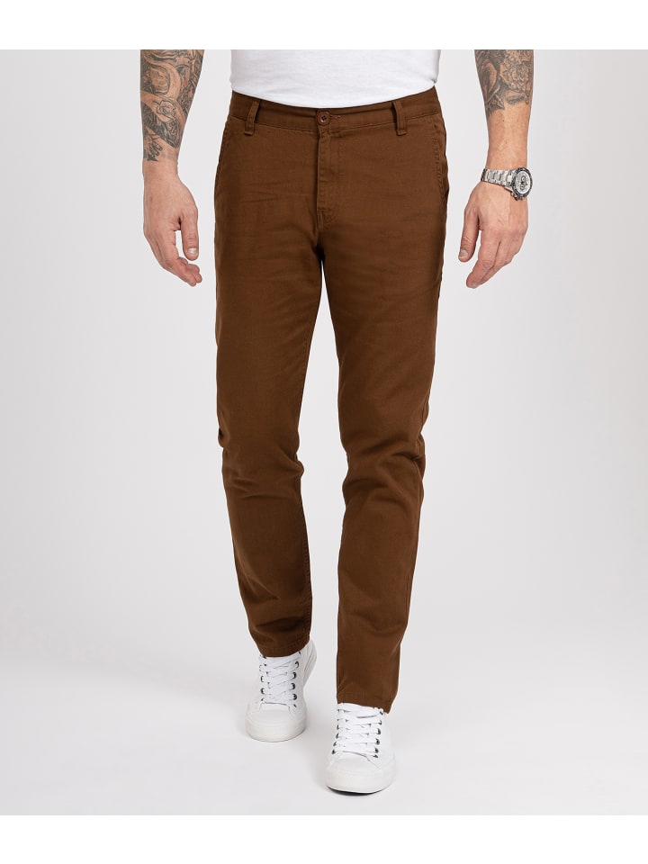 Rock Creek Chino in Braun günstig kaufen
