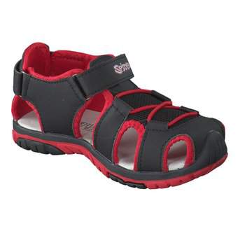 Spiderman Sandale in schwarz