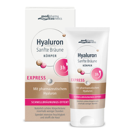 HYALURON SANFTE Bräune Express Körper Creme  150 ml  Creme