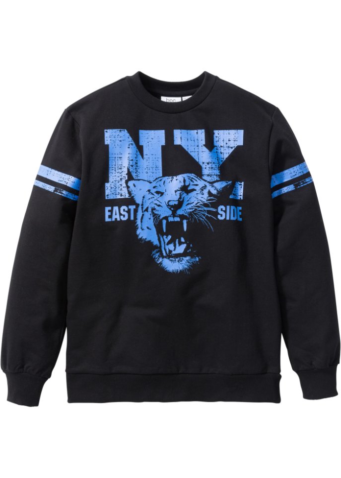 Sweatshirt mit College Druck