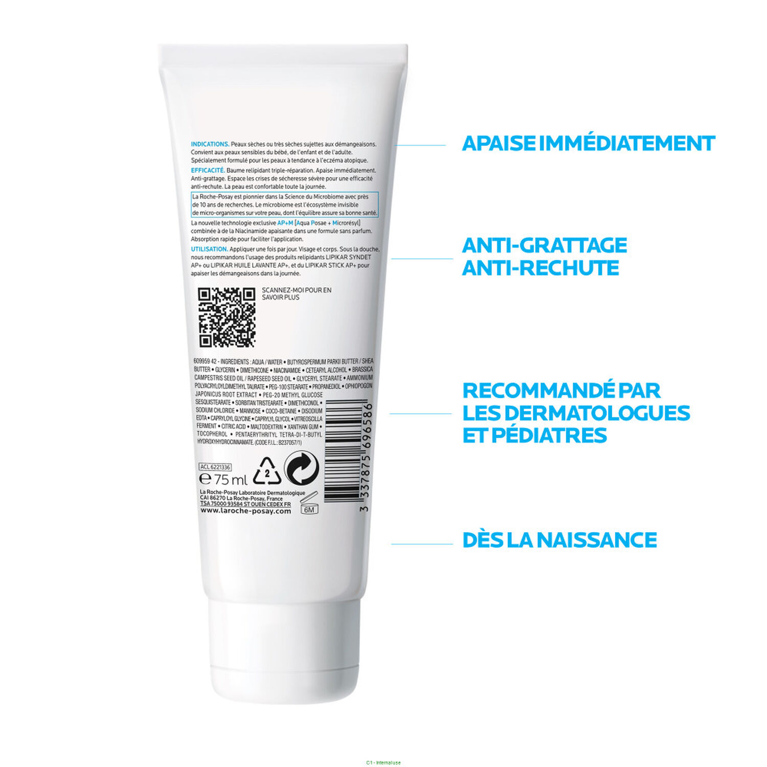 la roche-posay Lipikar Baume AP+M Baume Relipidant triple-Réparation