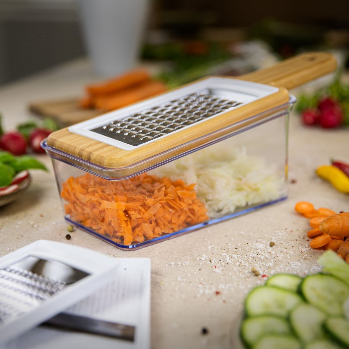 Just Vegan Bamboo Veggi Dicer Gemüseschneider