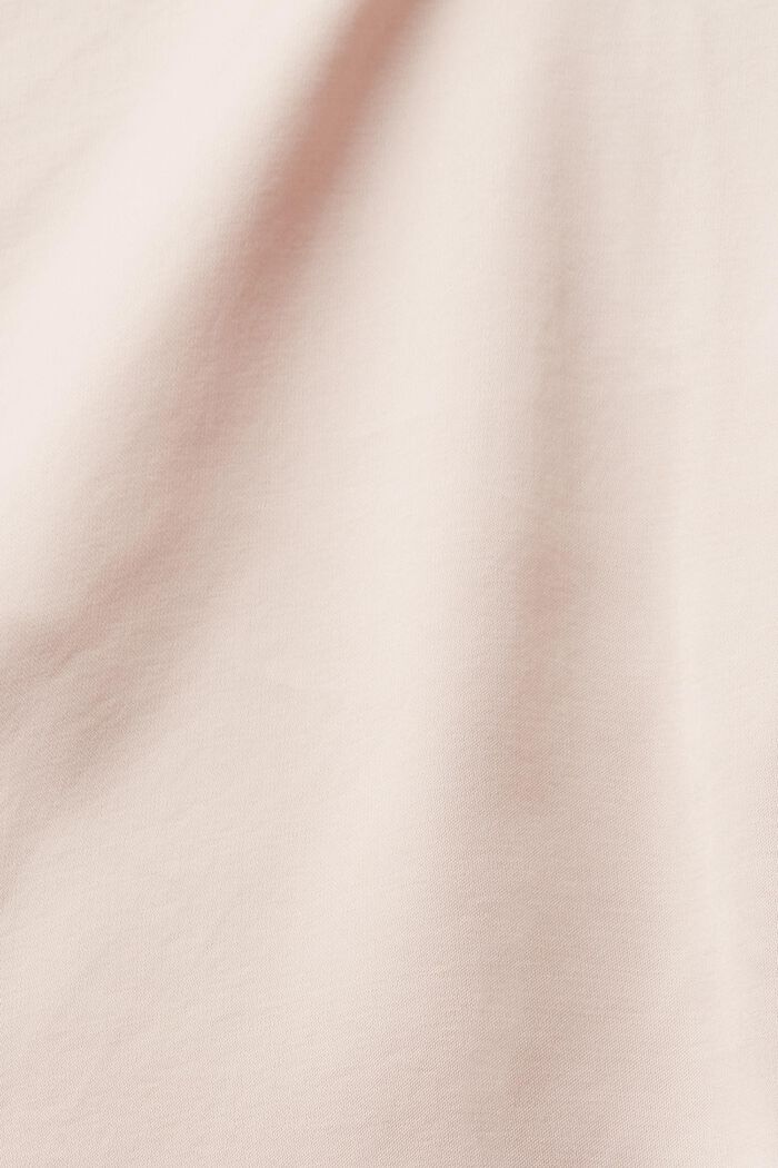 Satinbluse mit Reverskragen, LENZING™ ECOVERO™