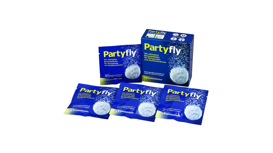 Partyfly Brausetabletten Zitronengeschmack