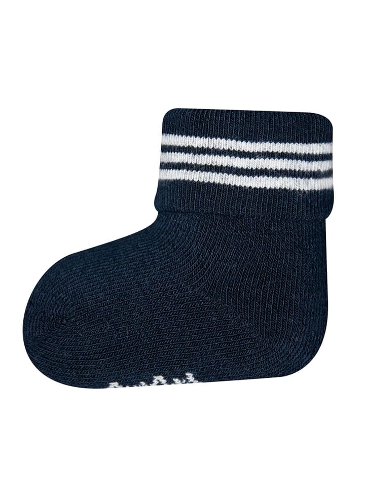 ewers 6er-Set Newborn Socken GOTS Elefant in navy-grau günstig kaufen onesize