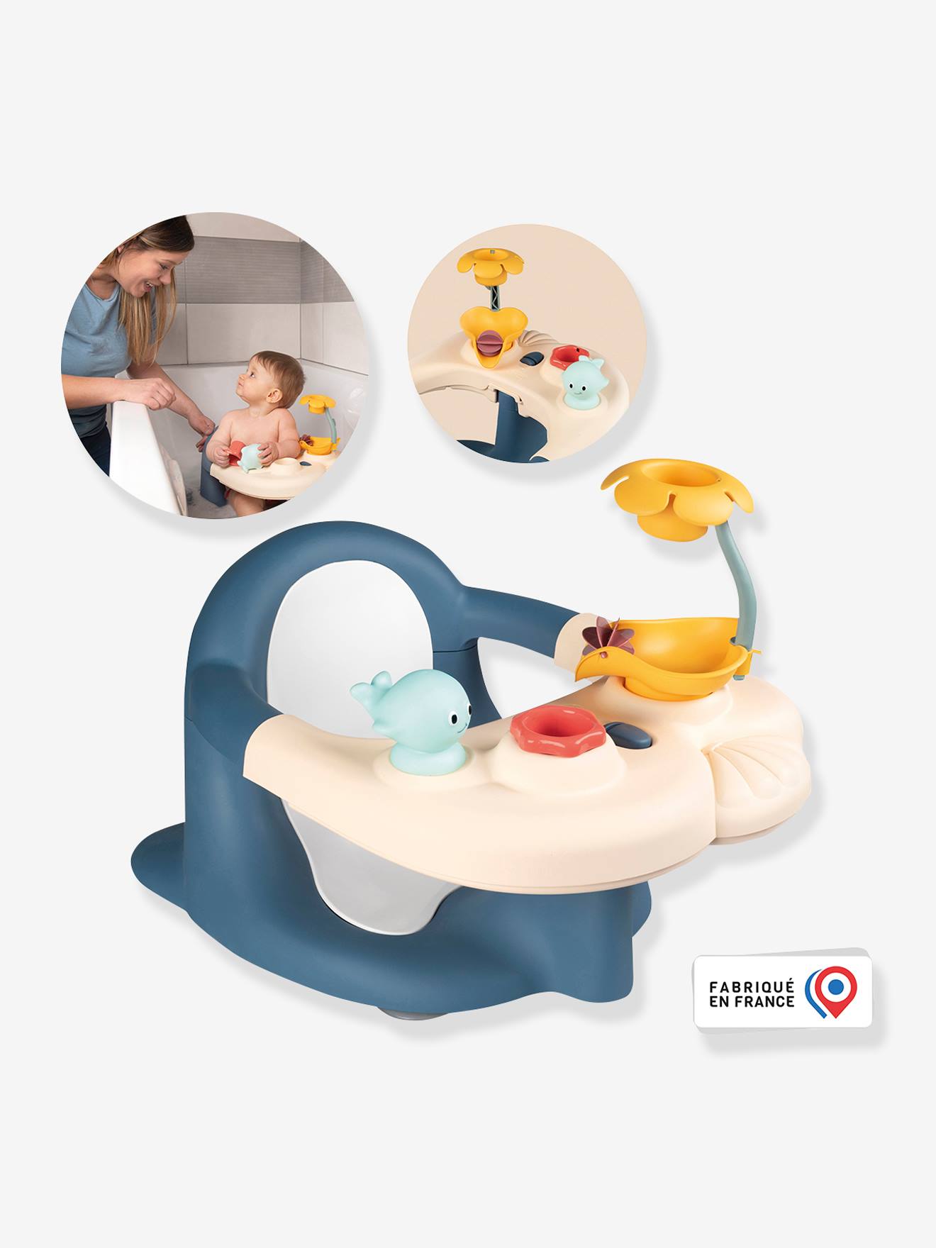 Smoby Baby Badesitz mit Activity-Tablett LITTLE SMOBY SMOBY - blau