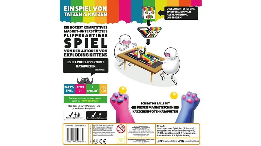 Exploding Kittens - Ein Spiel von Tatzen & Katzen