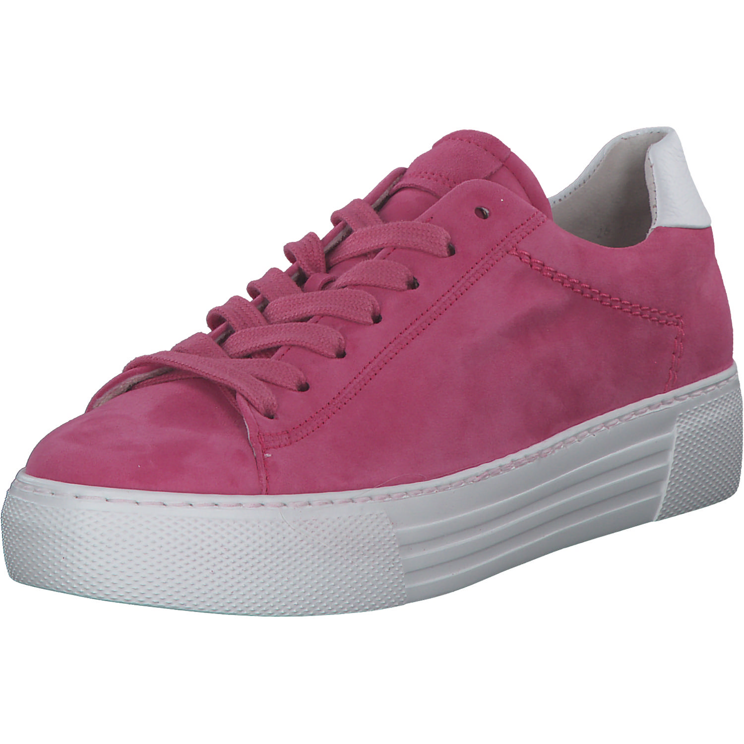 Gabor Comfort 26.460, Schnürschuhe, Damen, camelia/weiss