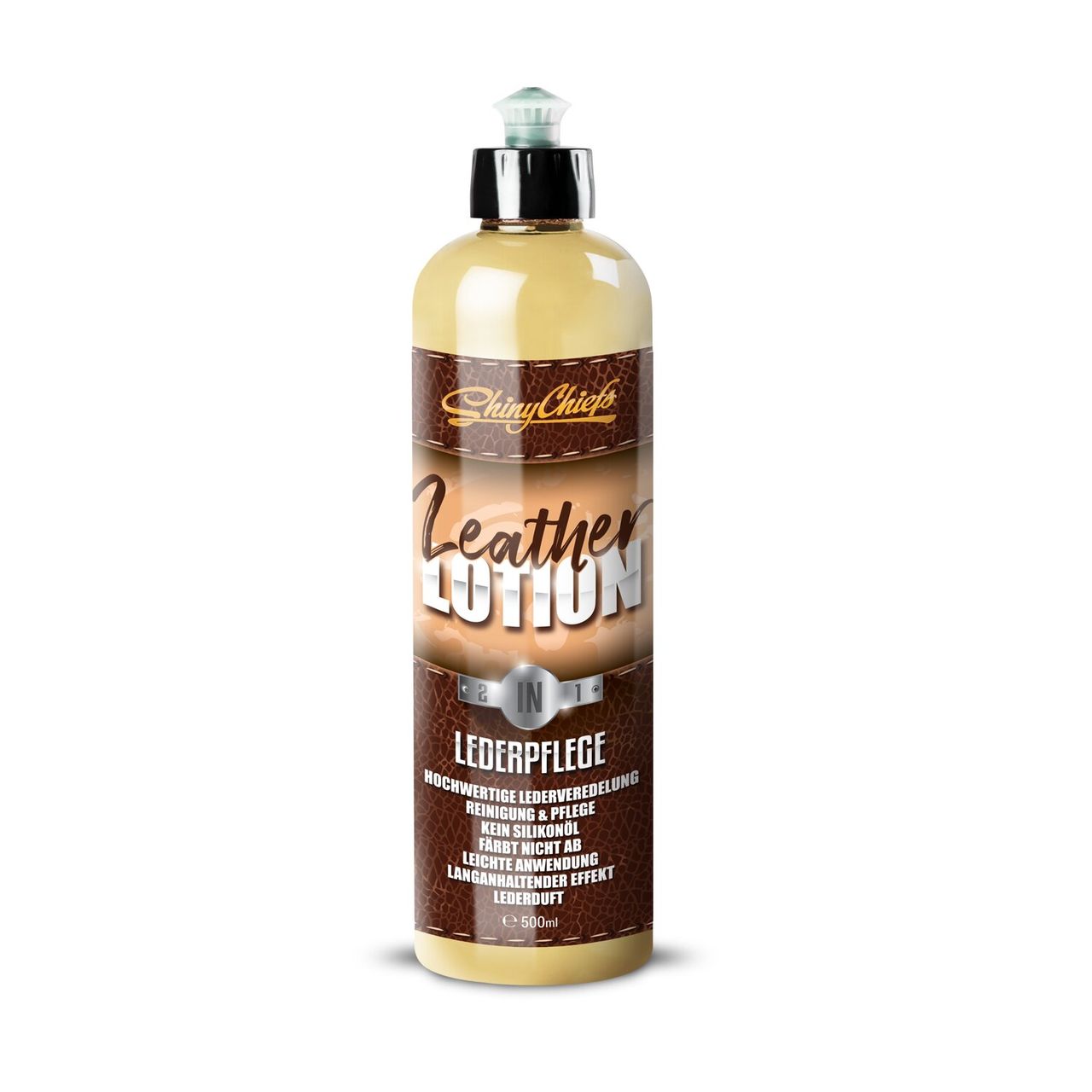 ShinyChiefs ShinyCiefs Leather Lotion - 2IN1 Lederpflege Premium Lederreiniger 500ml