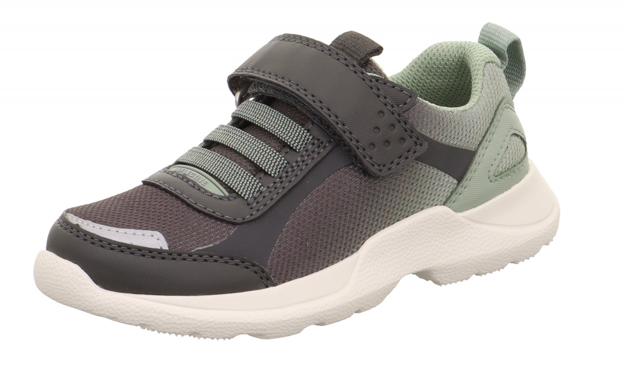 RUSH - Grau/Hellgrün Sneaker low mit Klettverschluss