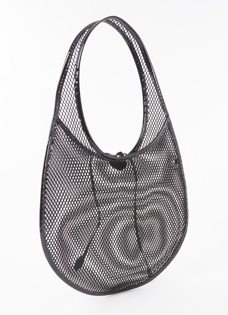 Alaïa One Piece M torba za rame od teleće kože s odvojivom torbicom