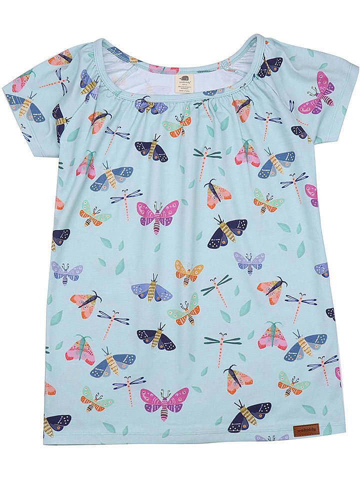 Walkiddy Shirt in Hellblau/ Bunt günstig kaufen 110