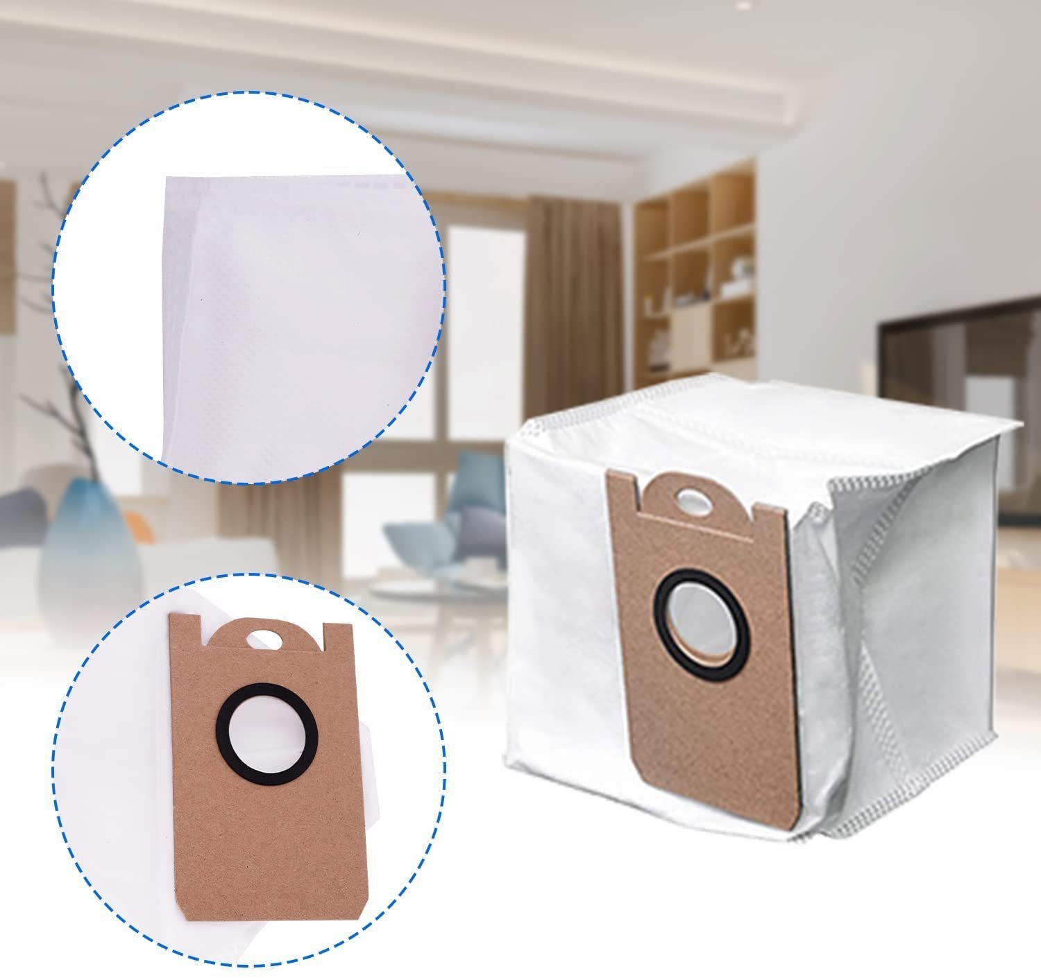 AIRROBO Staubsaugerbeutel Ersatz-Staubbeutel für AIRROBO T10+ Roboter Staubsauger (6 Stück)
