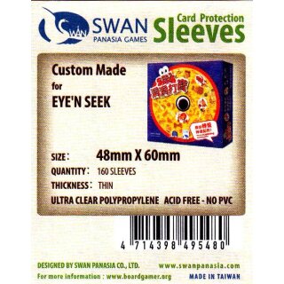 Swan Panasia Kartenhüllen 48mm x 60mm dünn (160)