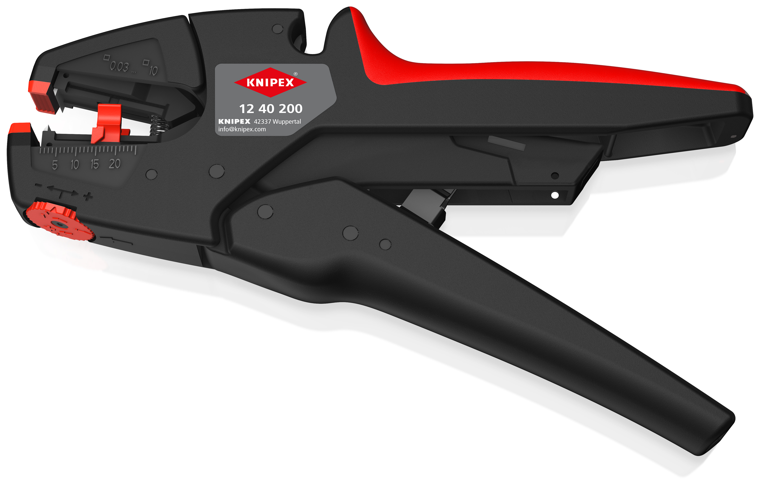 Knipex 12 40 200 Samonastawne szczypce do ściągania izolacji 200 mm