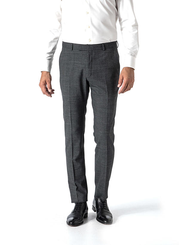 JOOP!, Hose Gun, Extra Slim Fit, Wolle, anthrazit kariert