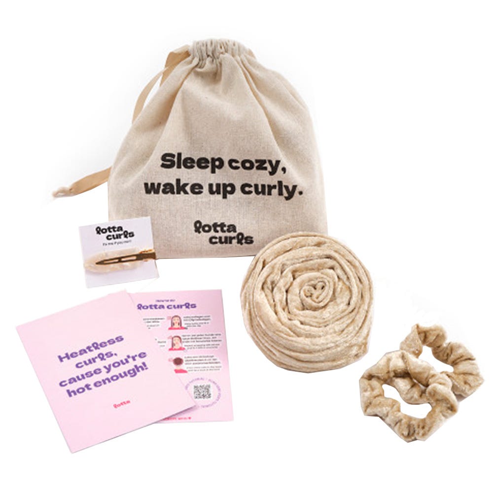 Lotta Curls Lockenband Shiny Beige